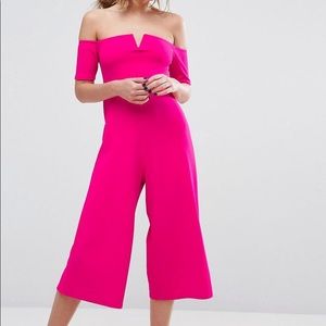 ASOS New Look Bardot Culotte Jumpsuit - Size US 6